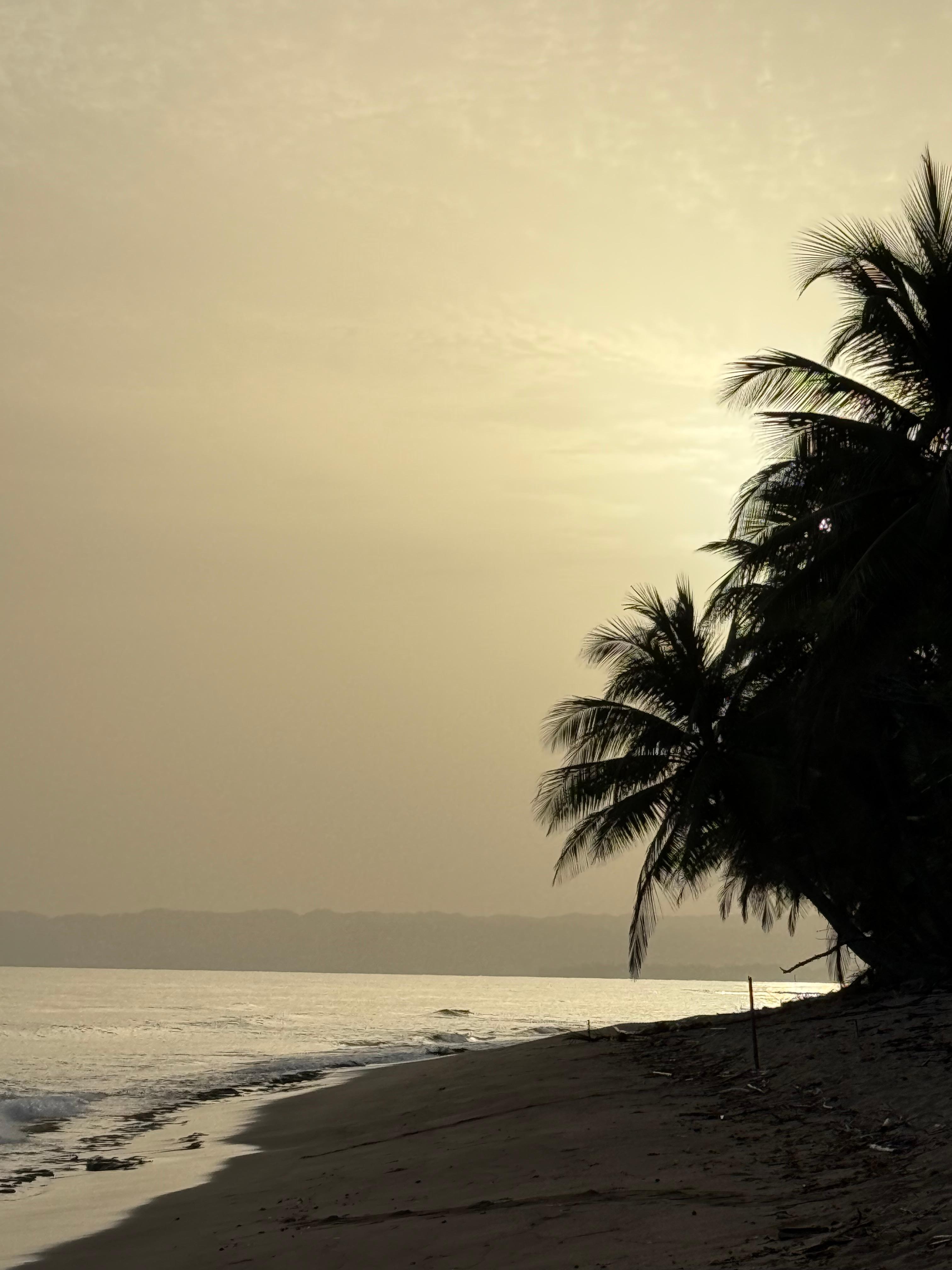 Sunrise at beach near condo
