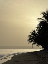 Sunrise at beach near condo