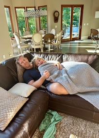 Upstairs living area