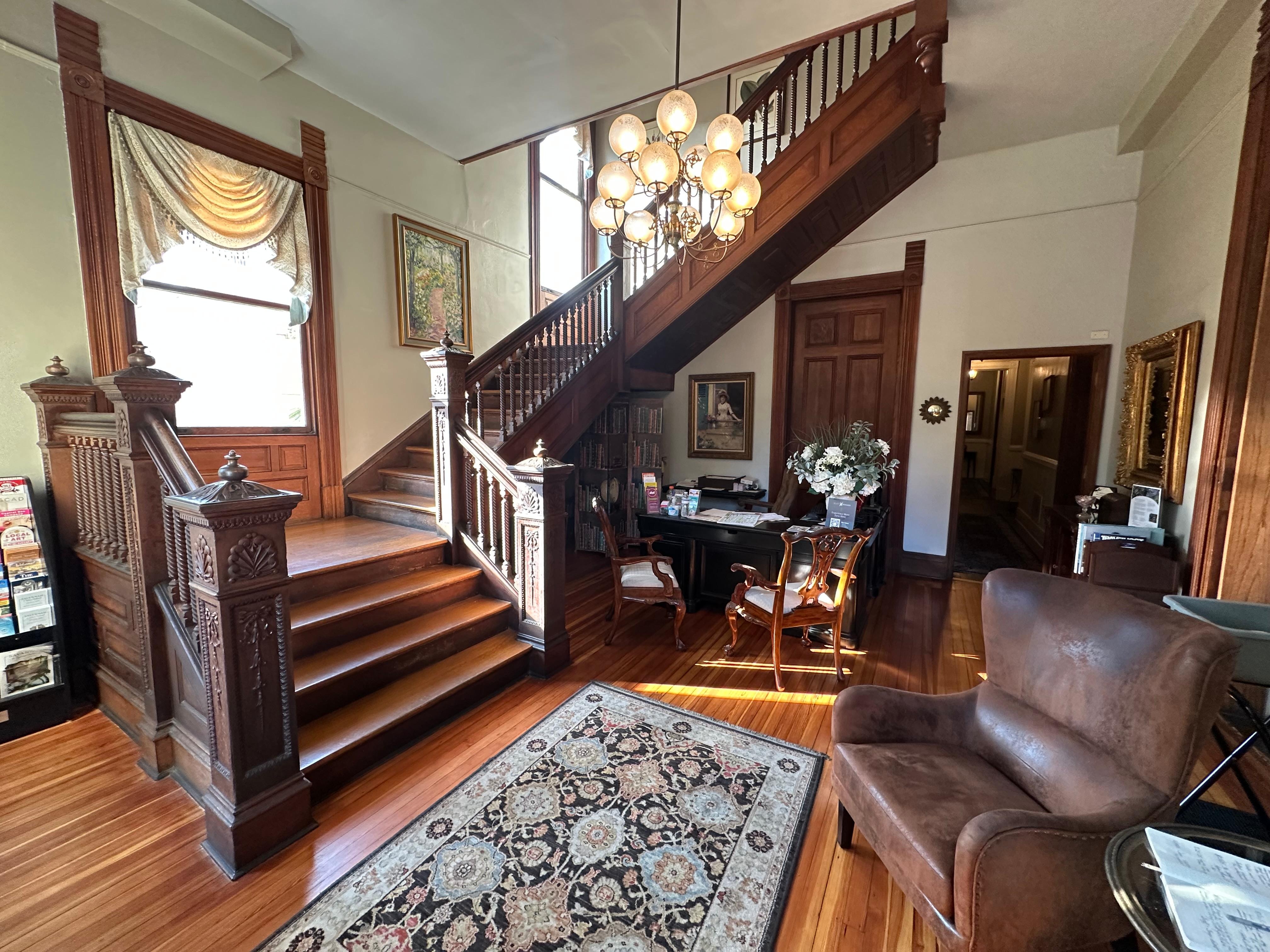 The front desk, reception 