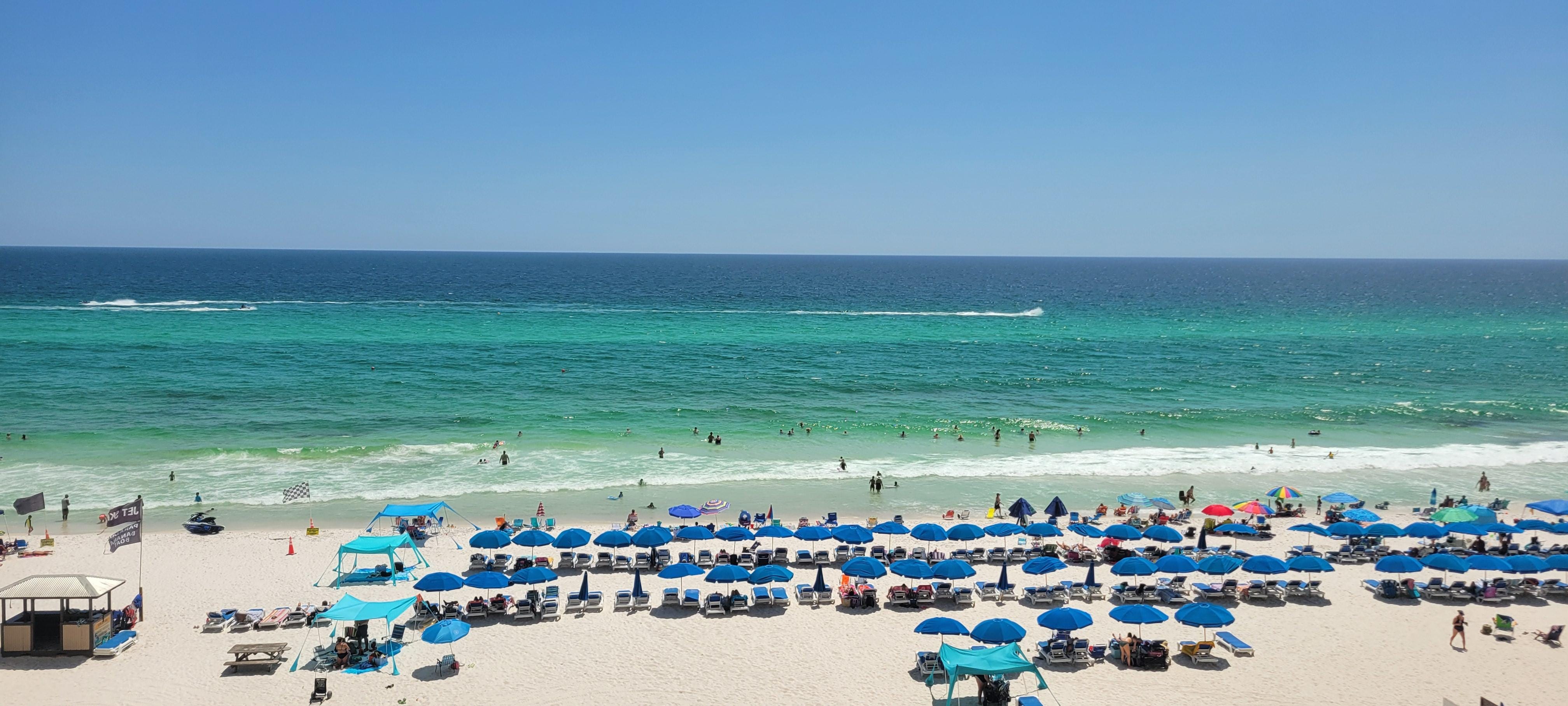 View from the balcony towards the ocean