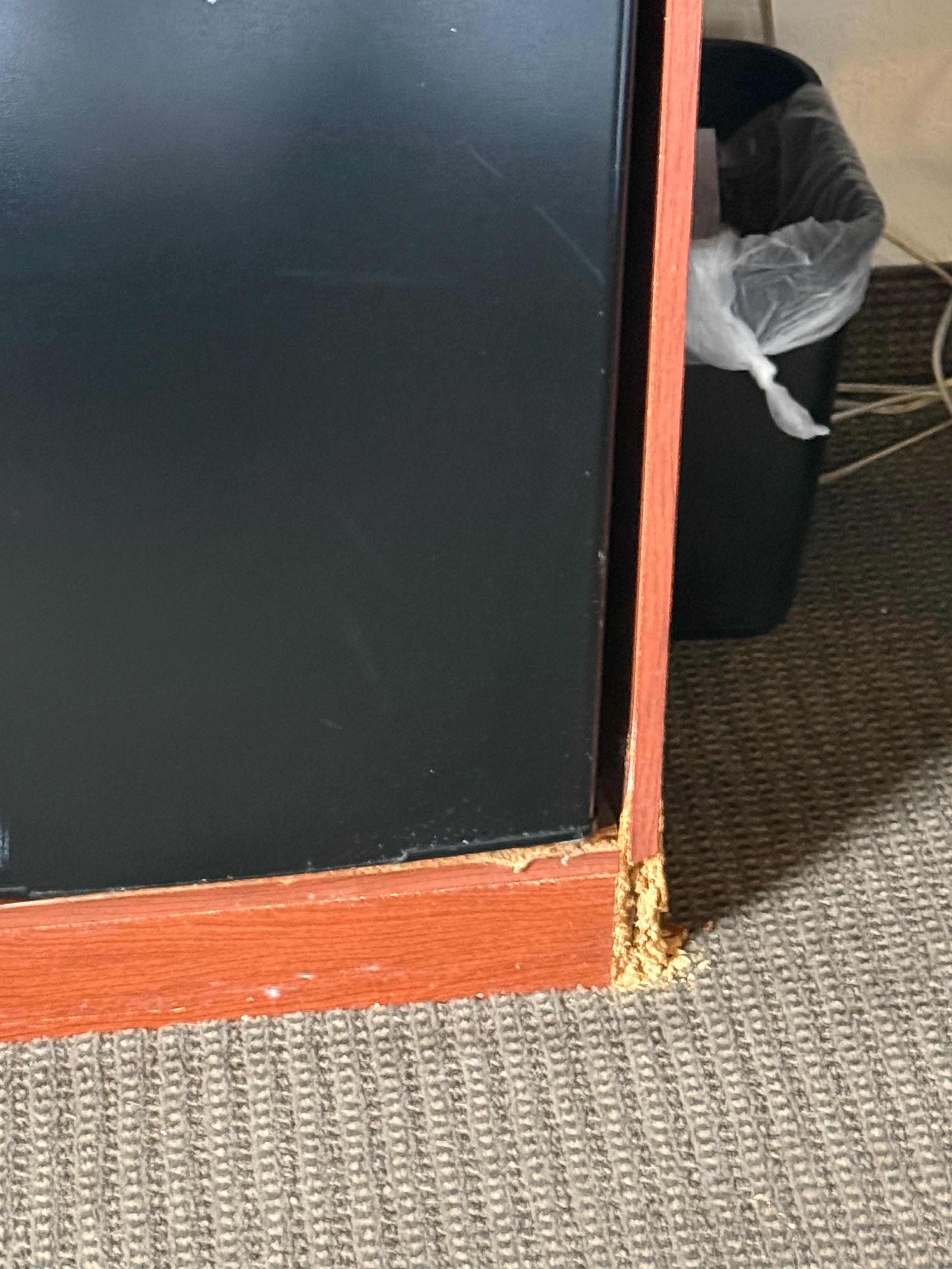 Broken cabinet