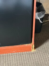 Broken cabinet