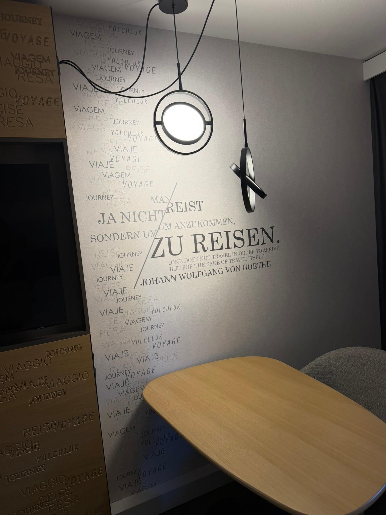 loved the decor in the room