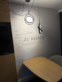 loved the decor in the room