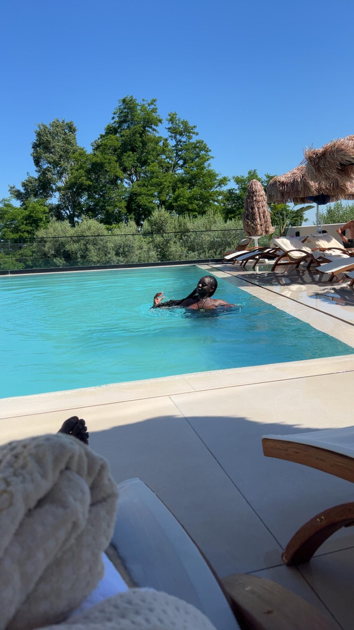 La piscine toujours propre