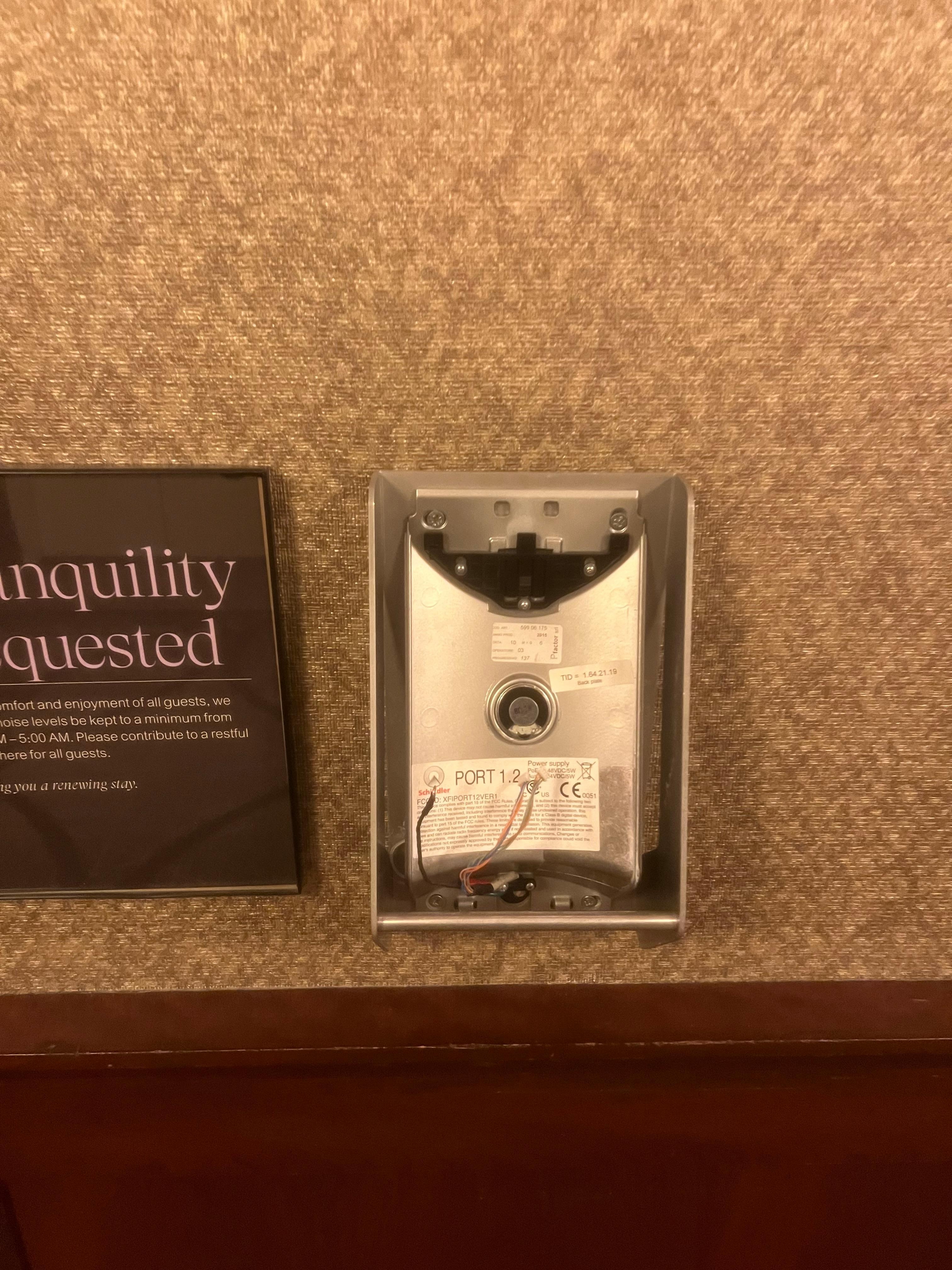 Broken elevator only one working for our floor. 