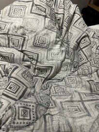 Comforter with holes