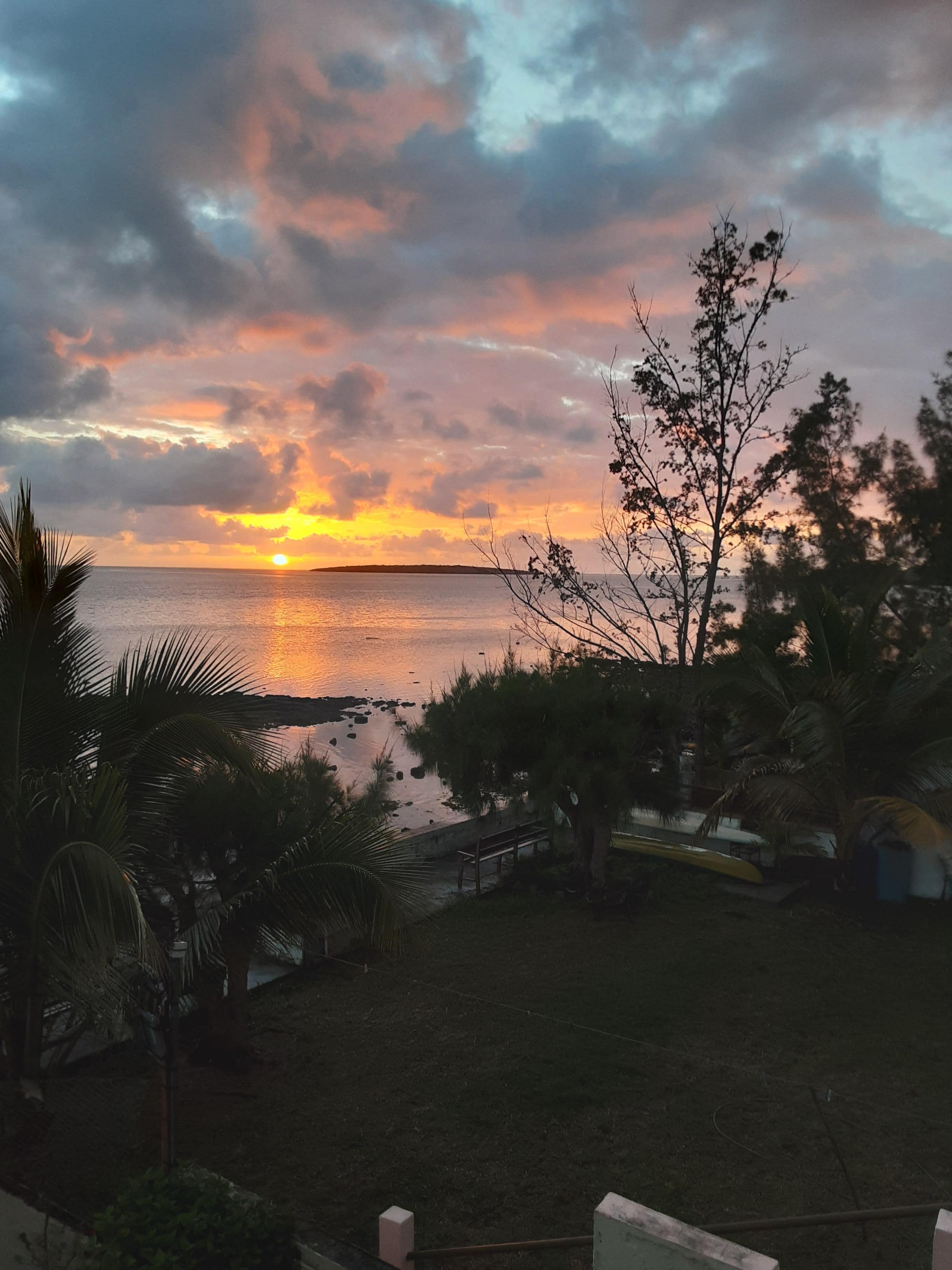 Sunrise from the balcony