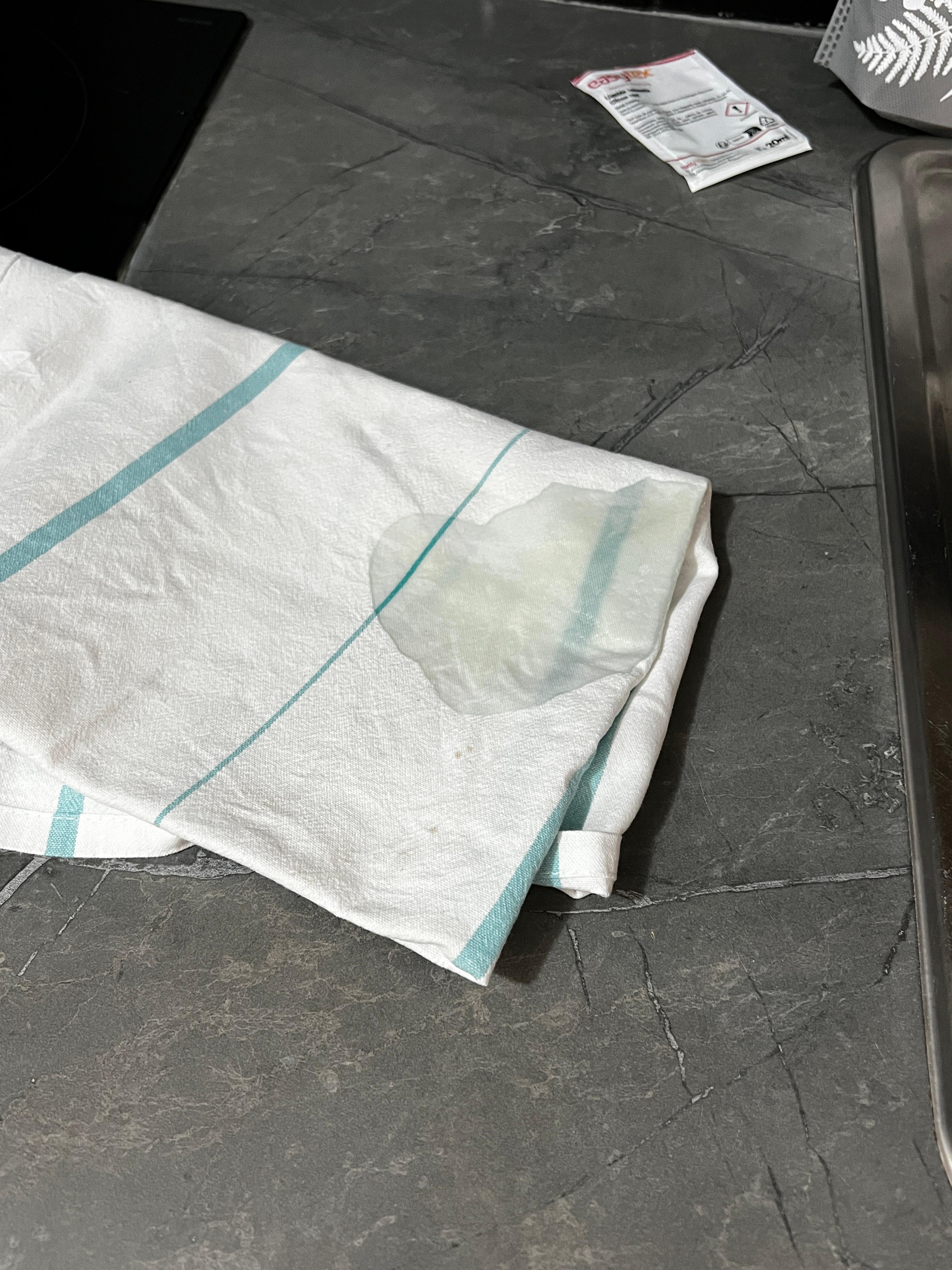 This was on the kitchen counter. I don’t even know what it is but it was wet 