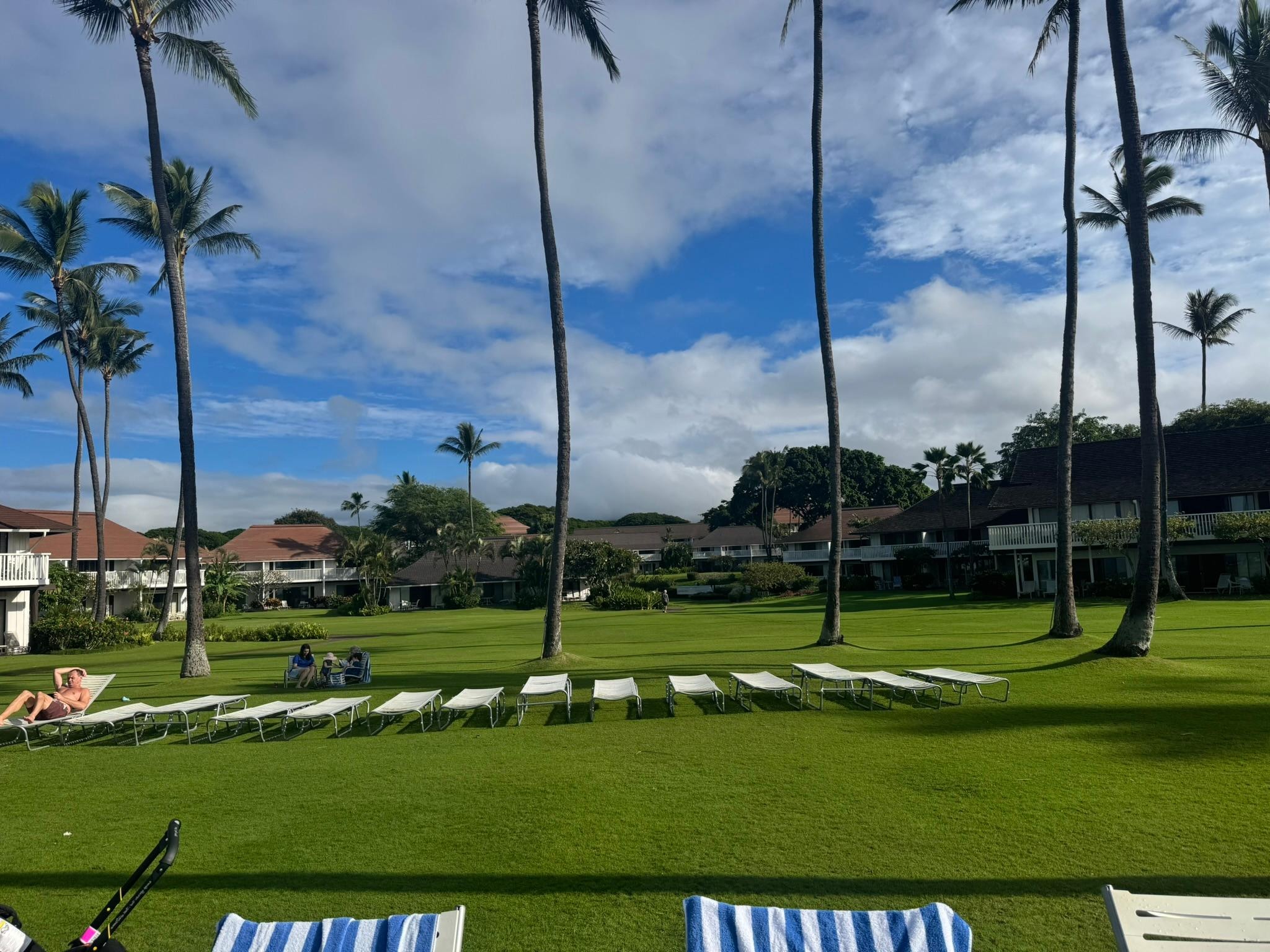 The "Great Lawn" at Kiahuna Plantation