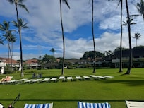 The "Great Lawn" at Kiahuna Plantation