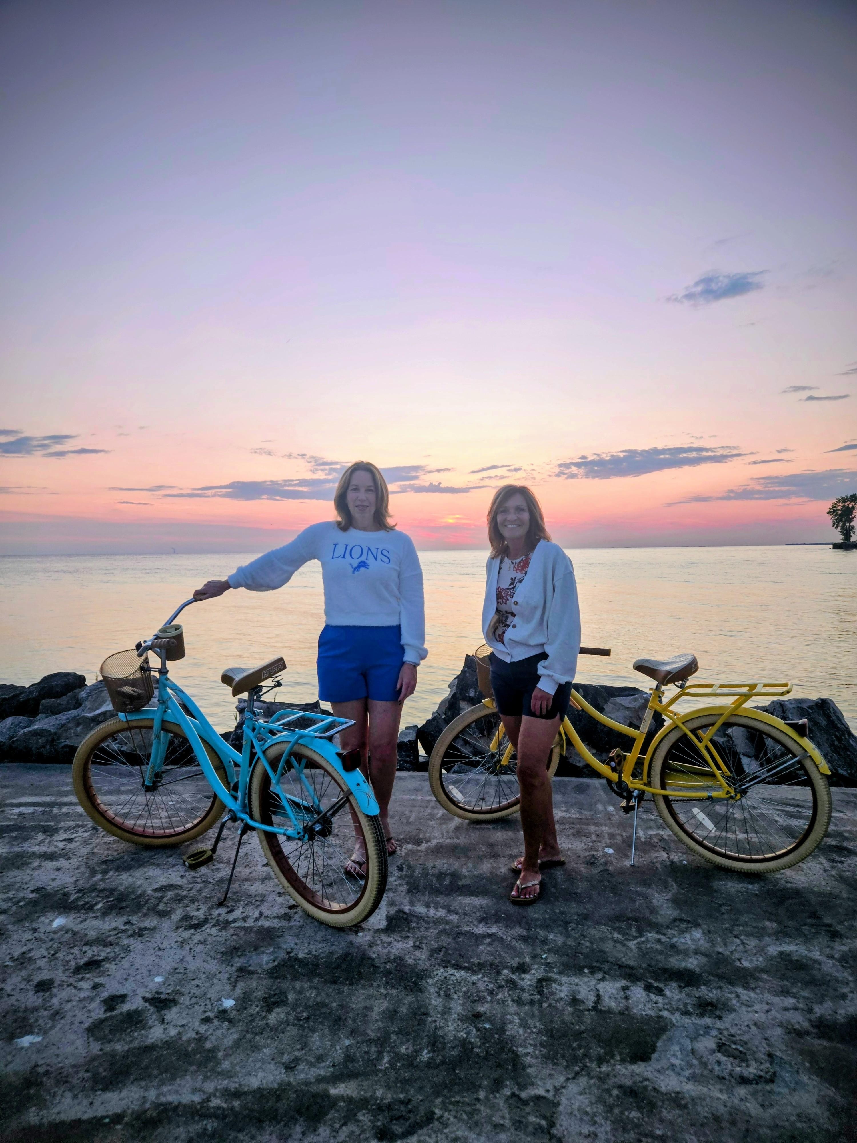 Sunset bike ride