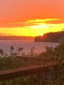 Sunset from the great deck!