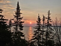 Typical sunrise view from the deck.