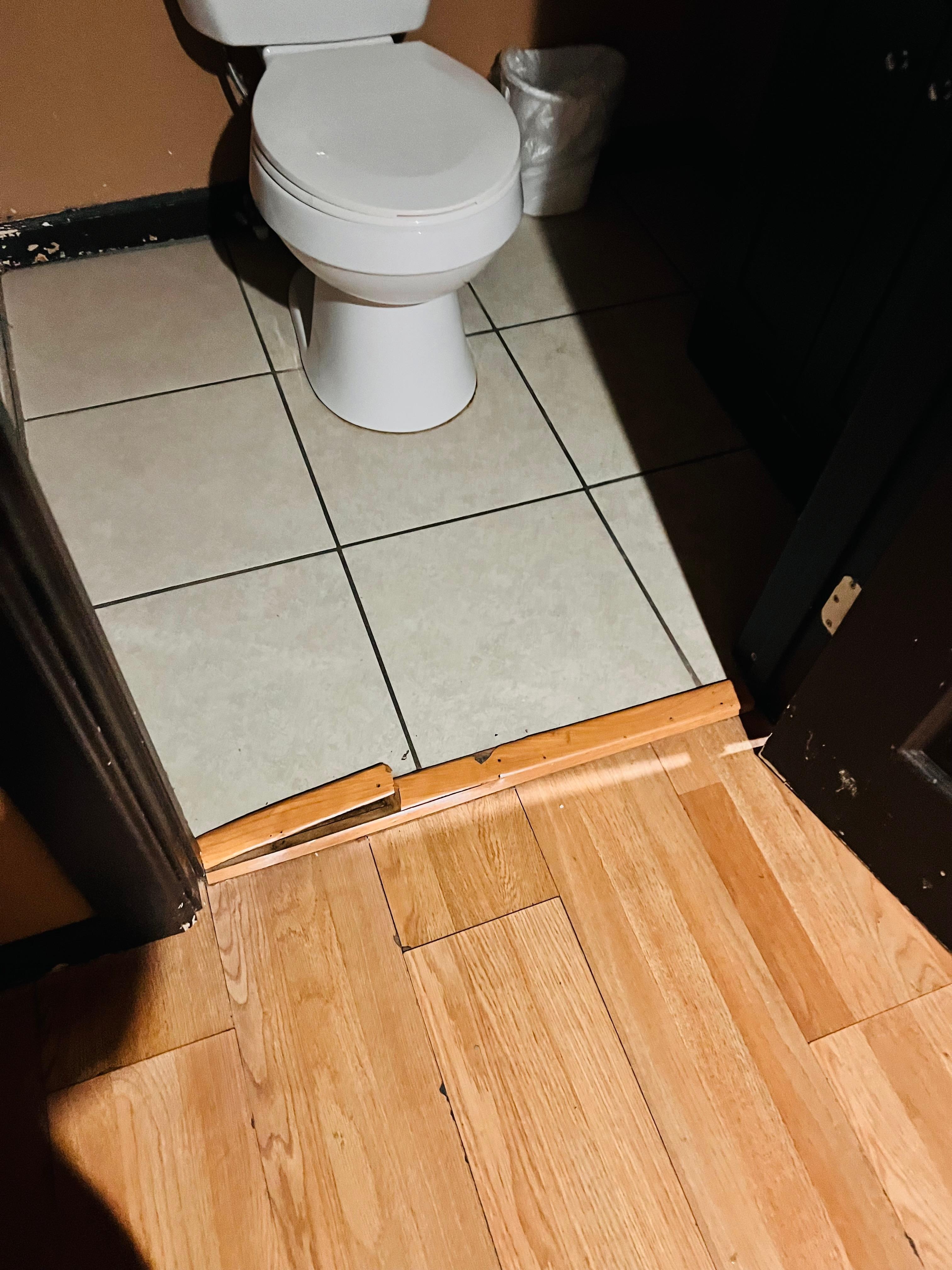 The transition board is broken 