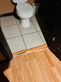 The transition board is broken