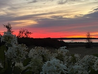 Sunrise from deck