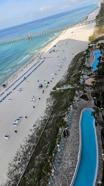 View from the balcony. 