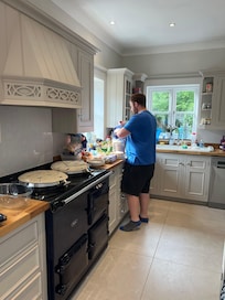 Large kitchen.
