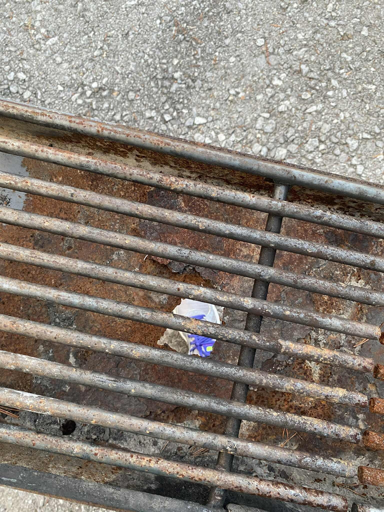 Rusty Grill, when complained was told no one else had complained about it.  LOL