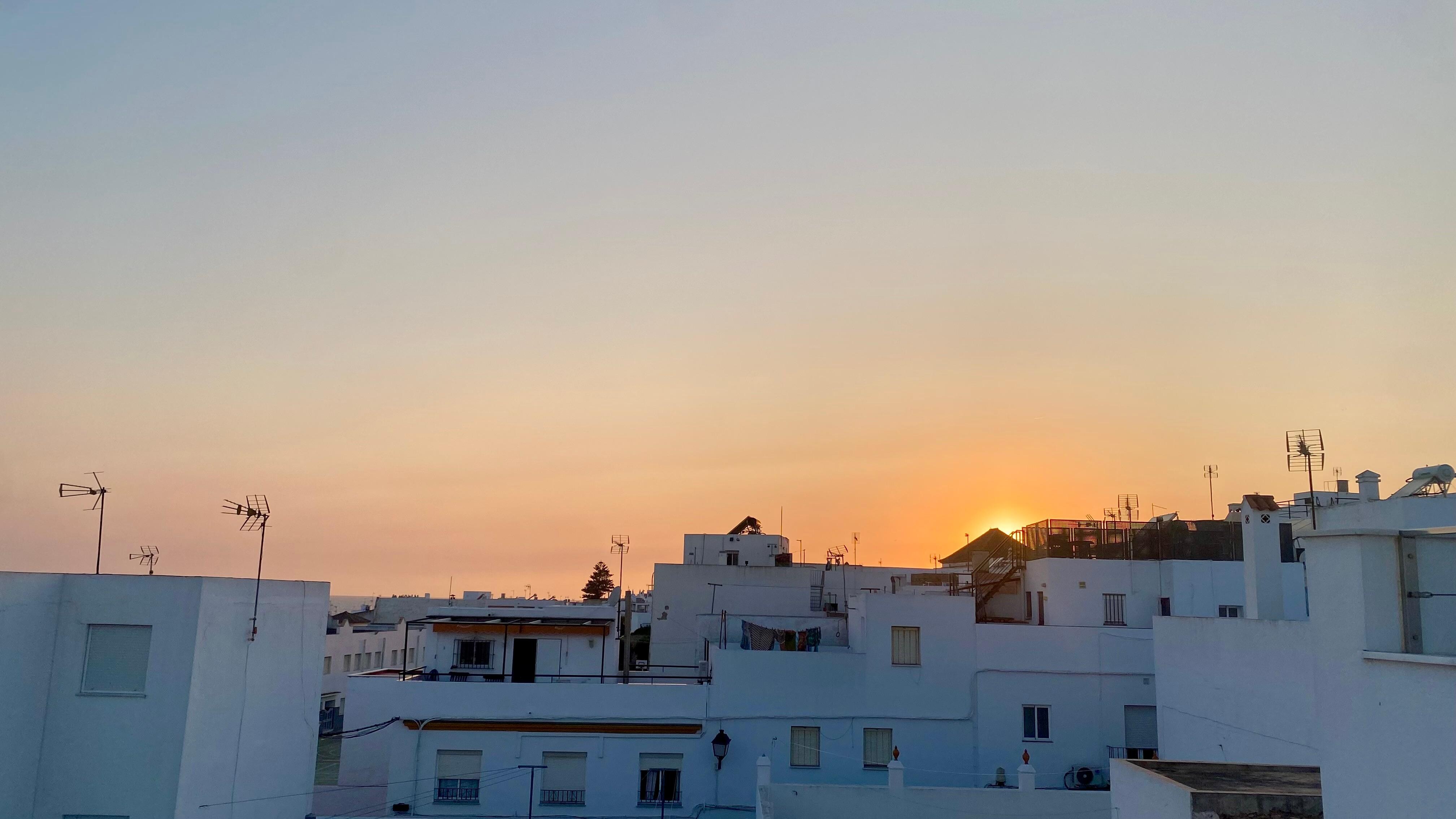 Vistas al atardecer des de la terraza de arriba