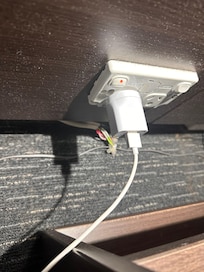Exposed wires