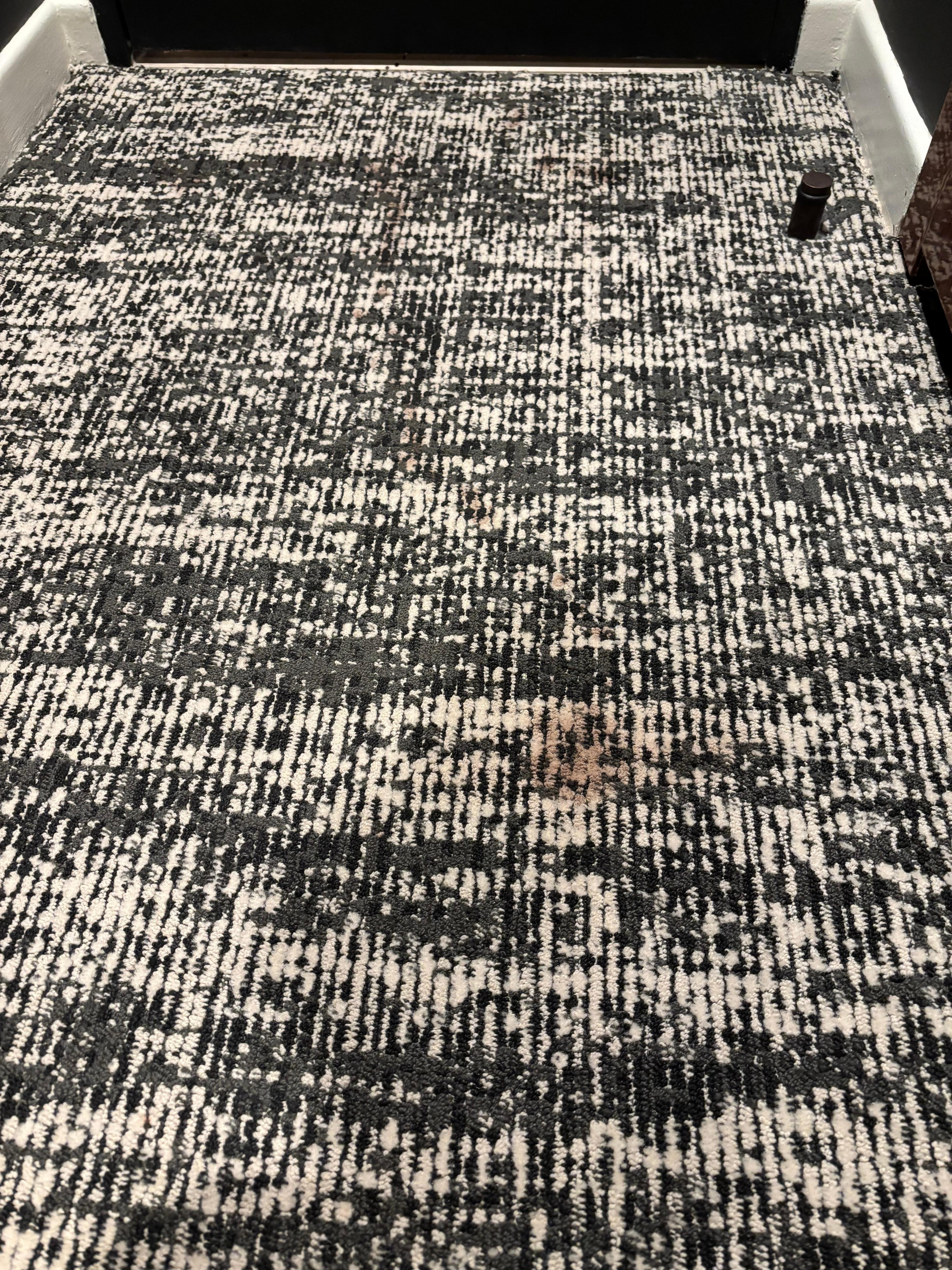 One of the spot on the floor