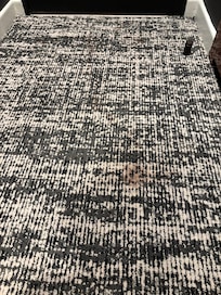 One of the spot on the floor