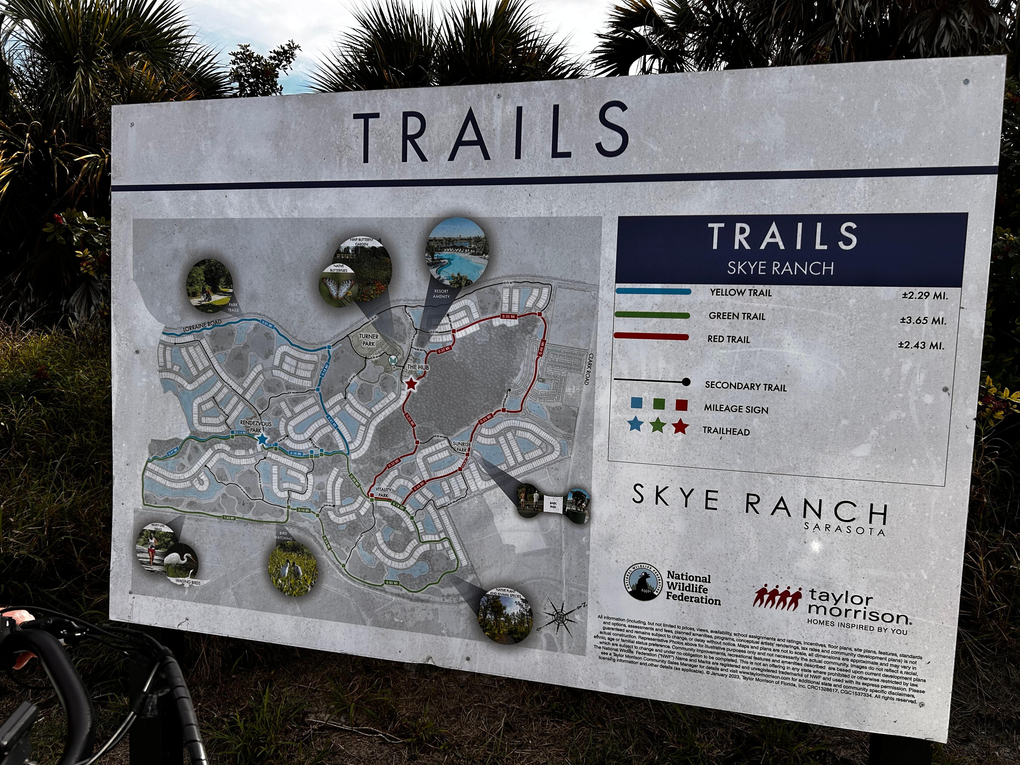 Skye Ranch trails map