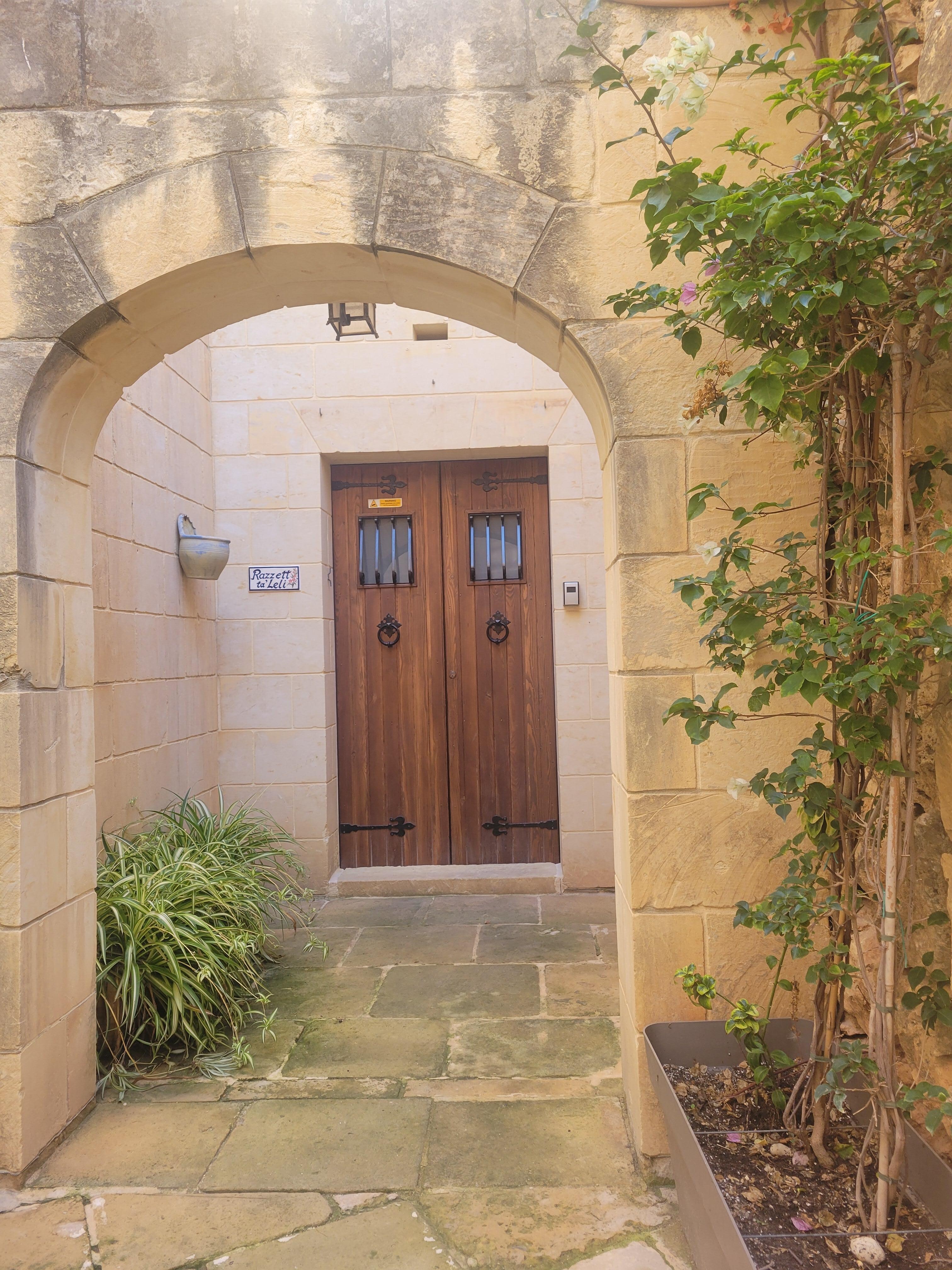 Door of our "home" for a week.