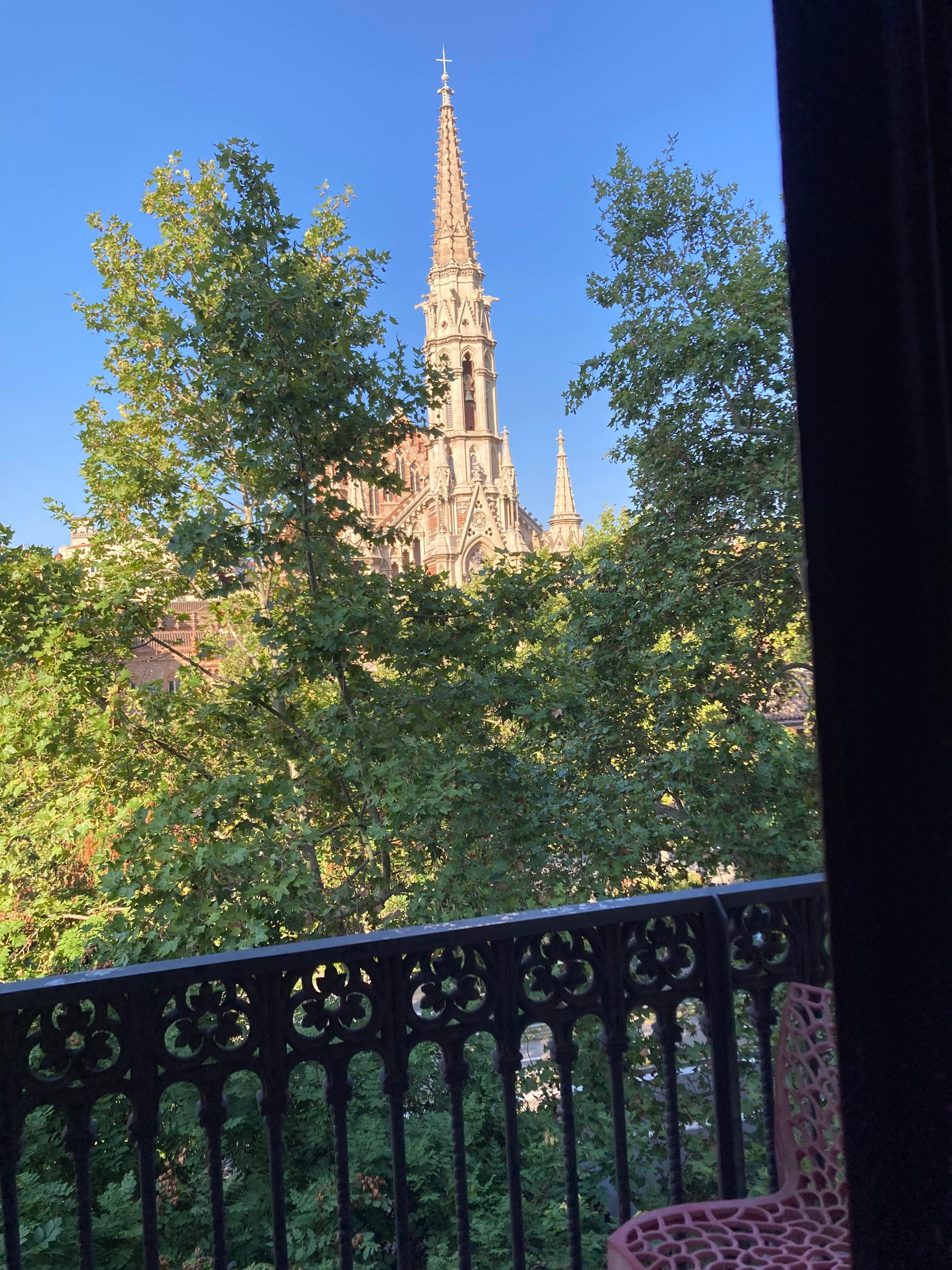 view from living room