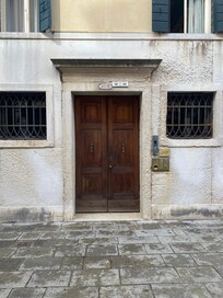 The non-description entry door.