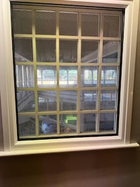The ‘view’ from our room / cell
