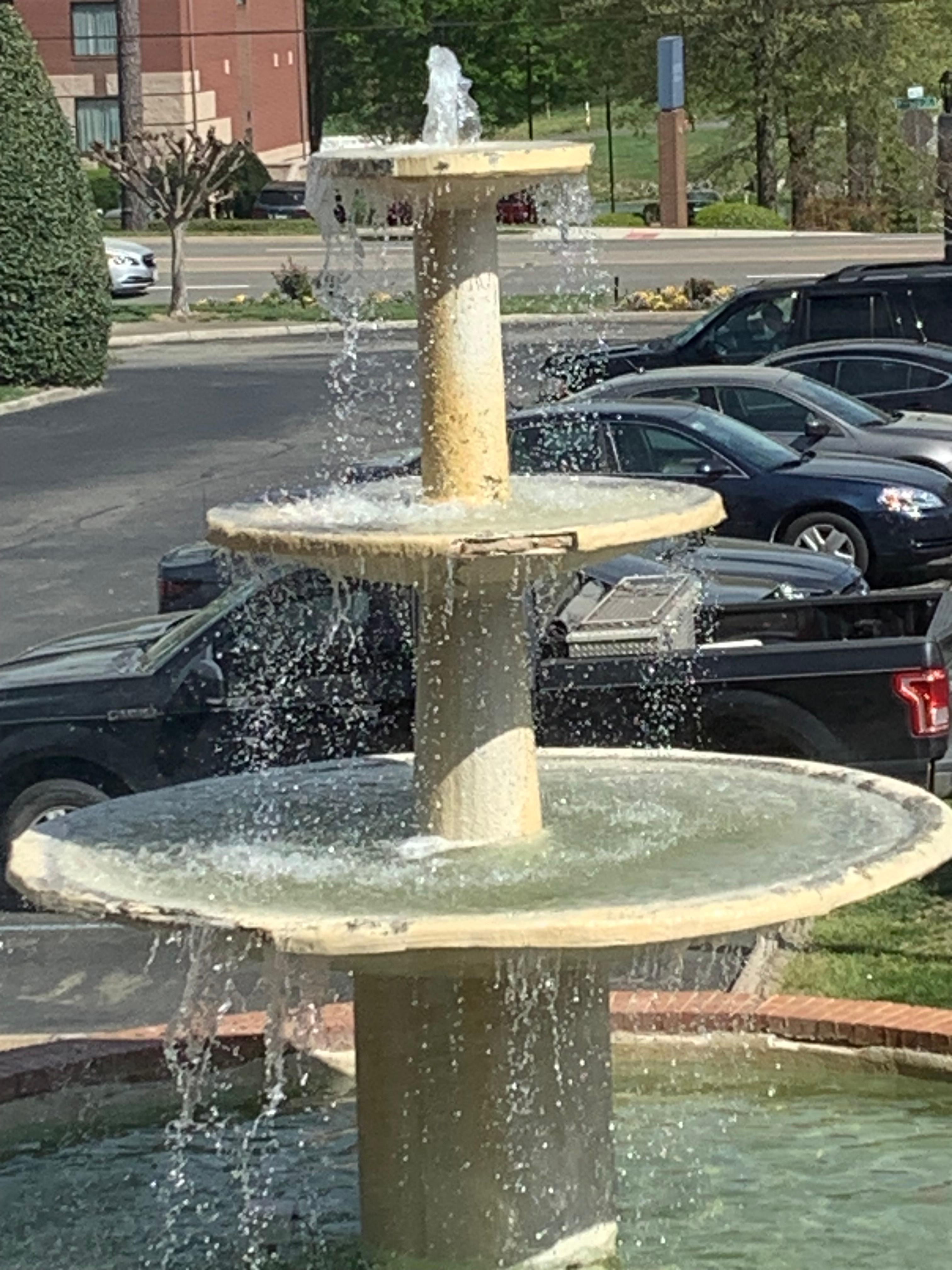 Beautiful fountain right?