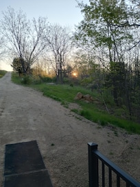 Sunrise from front door