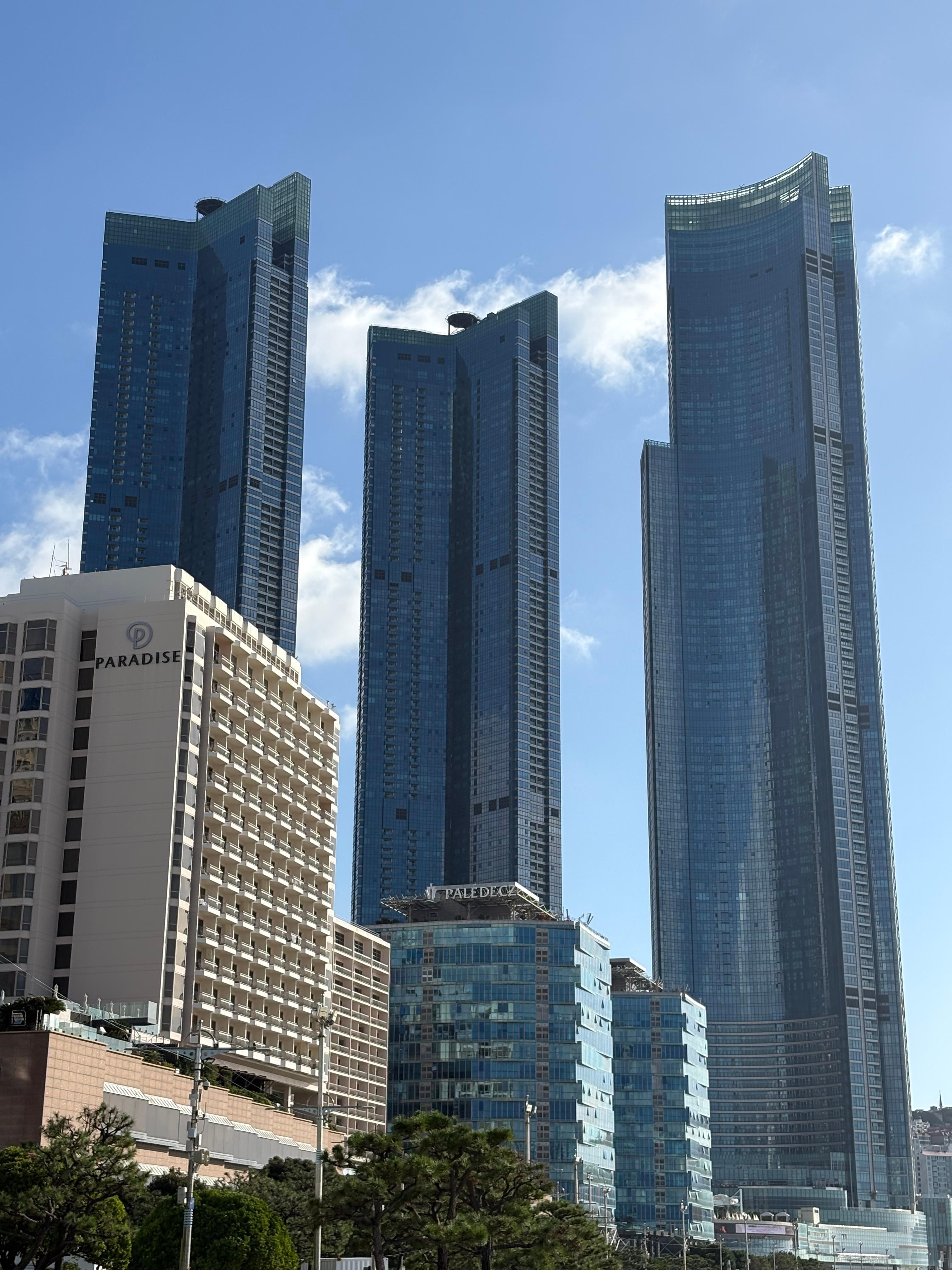 左がホテル
一番右  がザ・ベイ101