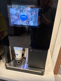 Fresh ground and brewed coffee by the cup ❤️