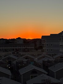 Sunset view from front porch
