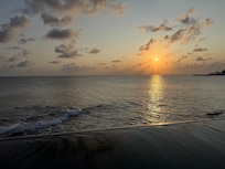 First sunset view