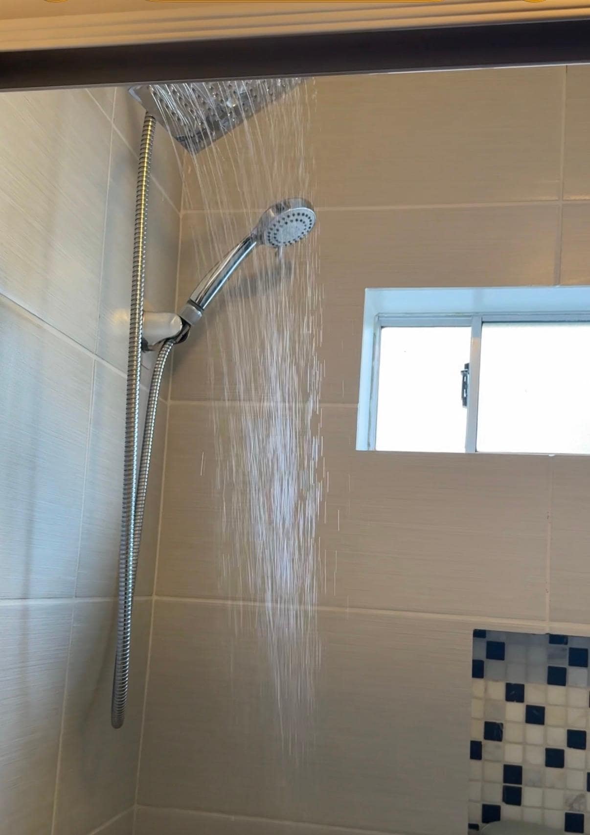 Shower had very poor water, pressure and temperature fluctuated from hot to cold