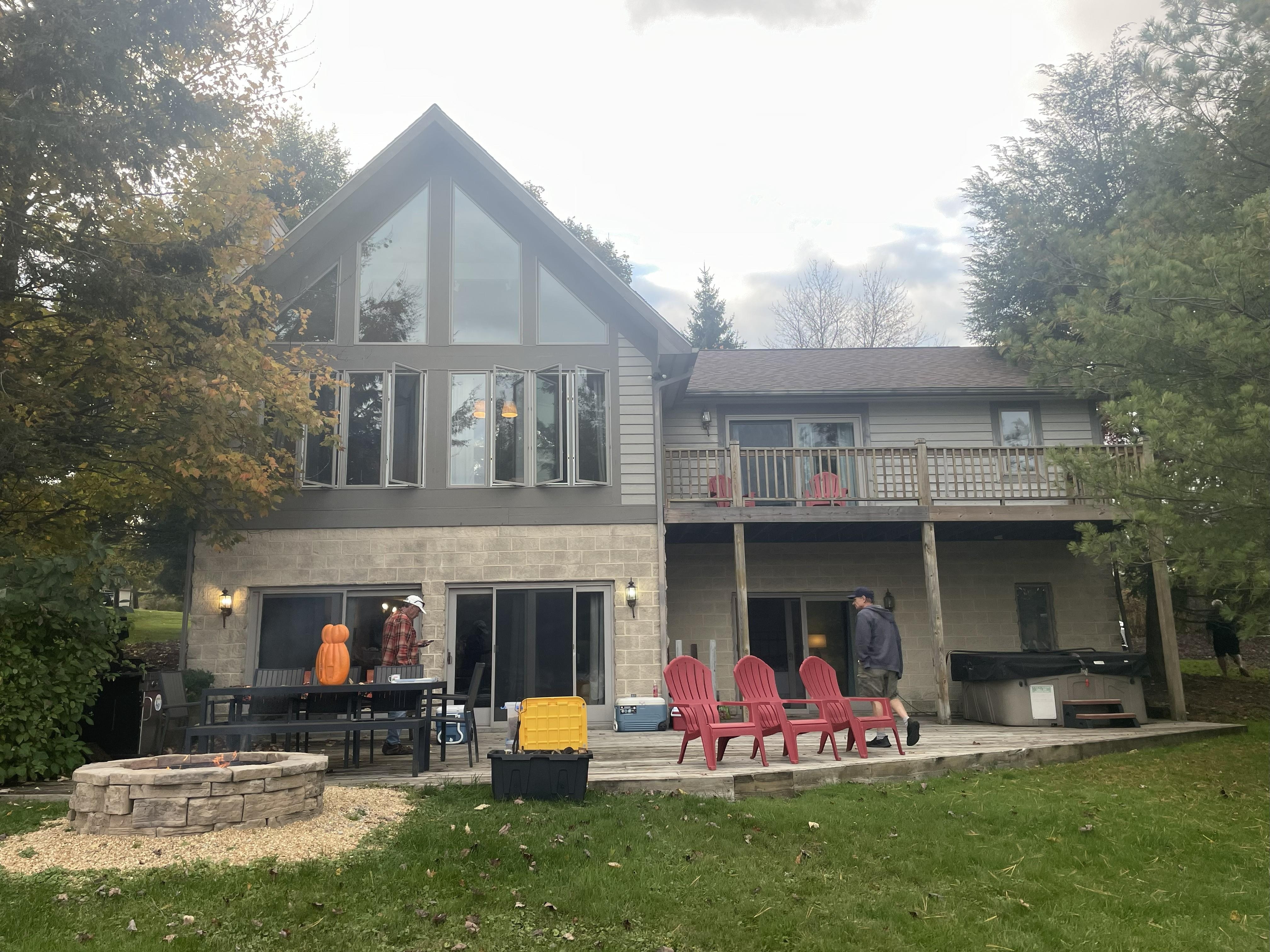 Plenty of room to play cornhole and hang out!