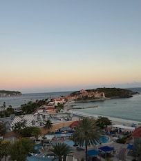 From the rooftop bar