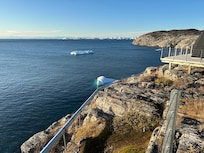 View from my lodge balcony