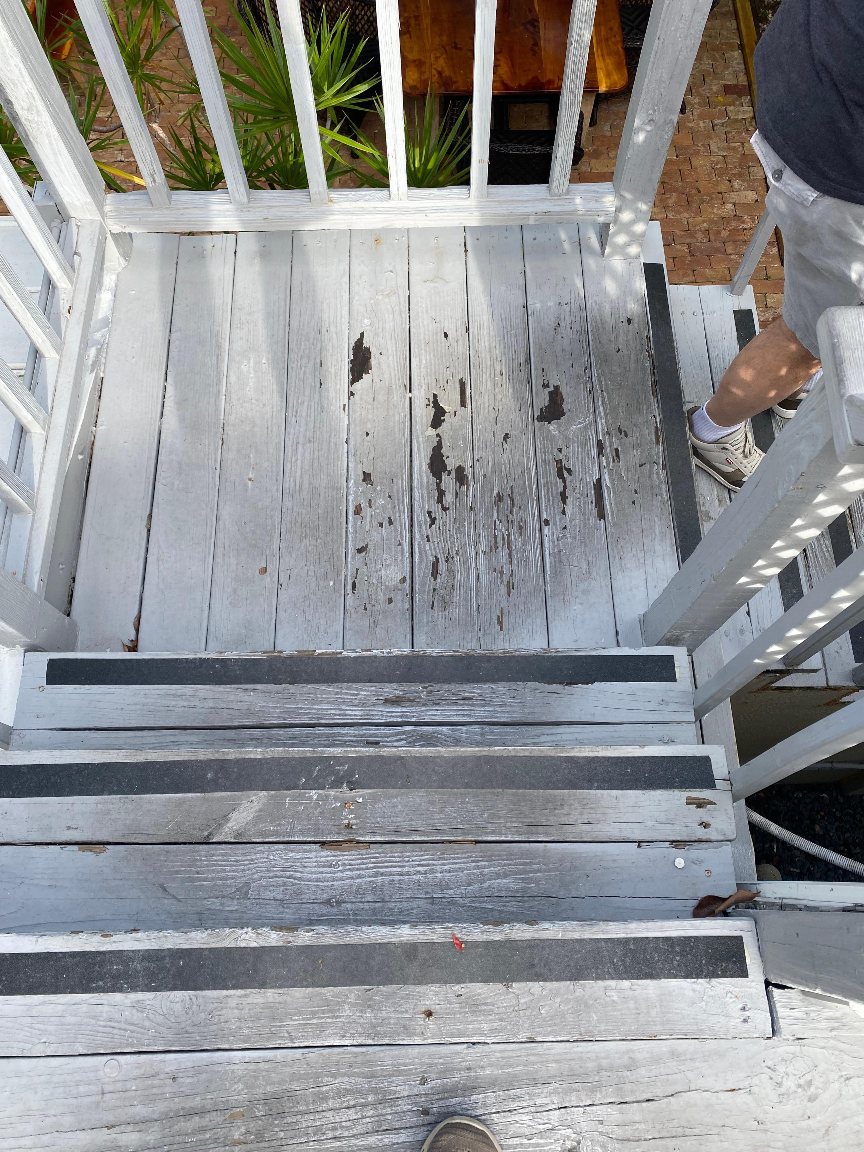 Decking needs painting / refinishing 