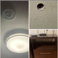 Livingroom No Smoke Detector
Hole In Wall No Microwave