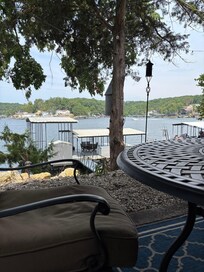 Great view and lots of action to watch from our deck.