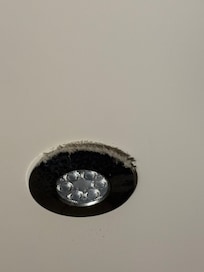 Lots of dust all over the room.