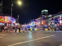 Broadway at night