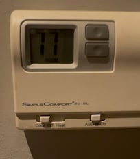 77 F was the lowest we could go w broken AC